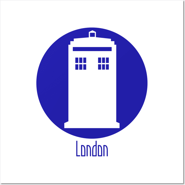 Police Box - London Wall Art by Thedustyphoenix